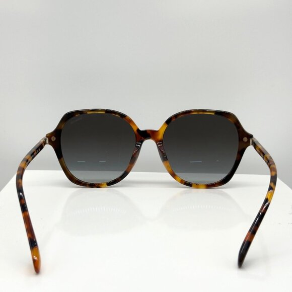 Coach Sunglasses HC8377U CL925 577613 Honey Tortoise Black Gradient Women's Case - Picture 5 of 11